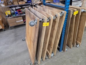 (5) Flatbed Carts, 48x48...