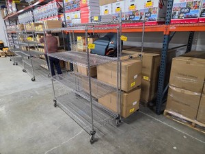 (2) Wire Carts, NSF, 60x24...