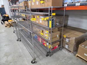 (2) Wire Carts, NSF, 72x24...