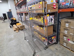 (2) Wire Carts, NSF, 72x24...