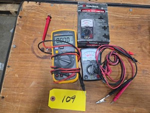 (2) Multimeters...