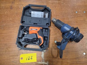Cordless Screwdriver & Heat Gun...