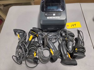 (4) Symbol Scanners, SR20007R & Zeb...
