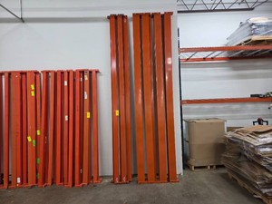 (13) Tear Drop Pallet Rack Load Bea...