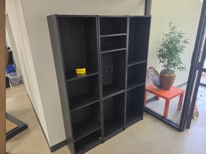 (3) Shelf Units, 54x12x72 Overall...