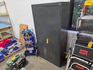 2 Door Cabinet with Contents