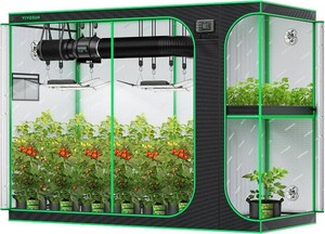 $270 VIVOSUN 4x8 Grow Tent Mylar Clone Chamber