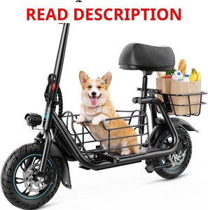 $634 Gyroor Electric Scooter with Seat for Adults