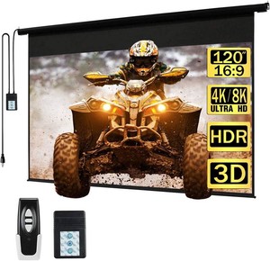 $200 Kayle 120 Motorized Screen w Remote