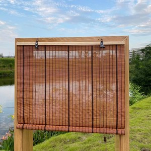 $136 XIUXIU Bamboo Roller Shades for Window 83 H