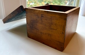 UK - Antique Wooden Storage Chest
