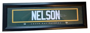 UK - Jordy Nelson Autographed Green Bay Packers Framed Nameplate