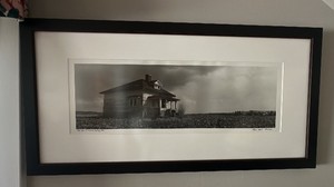 UP - Framed Old Schoolhouse Kellogg, MN Signed Panoramic Art Print by Chris Roberts