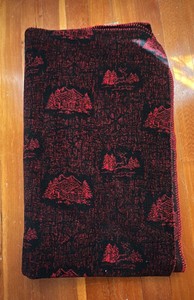 UP - Cozy Vintage Woolrich Lodge Throw Blanket