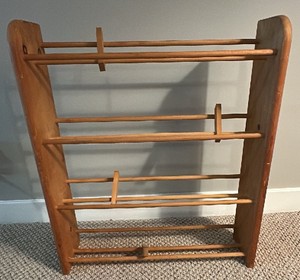 UP - Wooden Multi-Tier Media Storage Rack