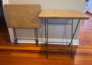 UM - Vintage Folding Accent Tables