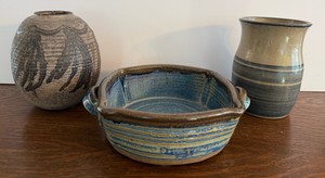 KD - Vintage Studio Pottery Lot