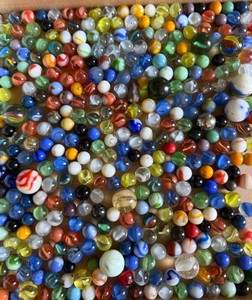 LR - Assorted Glass Marble Collection