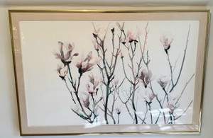 UG - Elegant Large Framed Magnolia Botanical Art Print by Robert C. Therien, Jr. #1