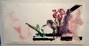 UG - Contemporary Abstract Botanical Mixed Media Painting #2