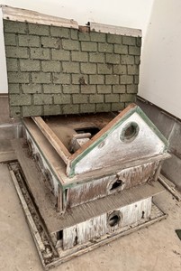 G - Unique Green Shingled Handcrafted Birdhouse