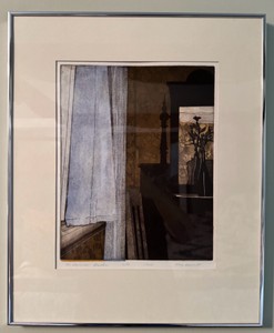 B1 - Mary A. Sforza Bedroom Window Original Fine Art Etching