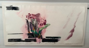 UG - Contemporary Abstract Botanical Mixed Media Painting #1