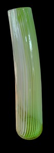 Vintage Murano Filigrana Glass Vase - Dino Martens Style (12.5)