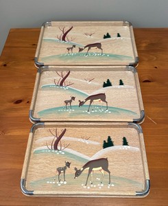 UK - Mid-Century Standard Specialty Co. Japan Deer Trays