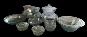 DR-Vintage Fire-King Sapphire Blue Philbe Glassware Set