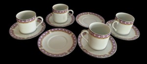 DR- Vintage Royal Doulton Minuet Demitasse Cup & Saucer Set