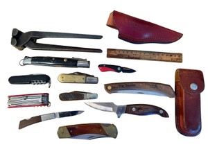 UK - Vintage & Modern Pocket Knife & Tool Lot