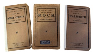 UK- Rand McNally Wisconsin County Pocket Maps