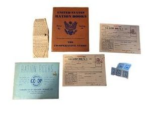 WWII United States War Ration Books & Ephemera Lot