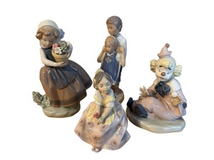 Vintage Lladr Fine Porcelain Figurine Collection