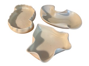 UK-Freeform Catch-All Dishes - Lot of 3 (Inc. Red Wing #1069)