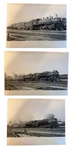 UK-Vintage 1946 Chicago Great Western Railway Steam Locomotive 805 Photograph  Union Station