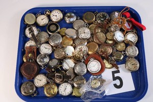 Assorted Pocket Watch Lot - Variety of Styles