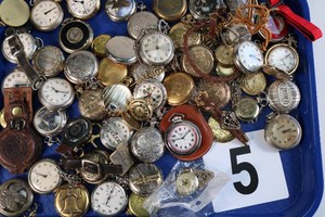 Assorted Pocket Watch Lot - Variety of Styles
