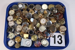 Assorted Pocket Watch Lot - Variety of Styles