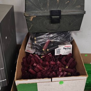 Huge Lot of 12ga, once fired hulls and Ammo Box