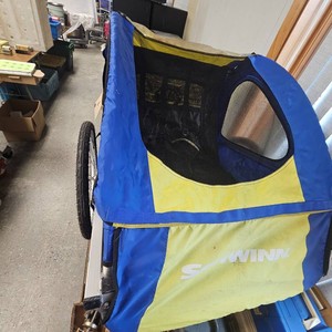 Schwinn Pull Behind Cart for Children and Lounger