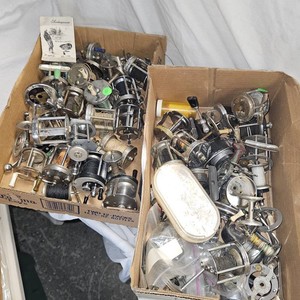 Huge Lot of Level Wind Baitcaster Reels
