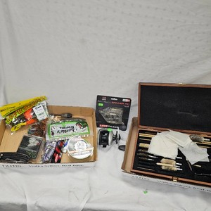 Gun Cleaning Kit, Baitcaster Reel, Boker Auto Knife and More