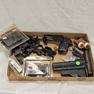 Lot of Rifle Rings, ARAK Parts, Choke Tubes