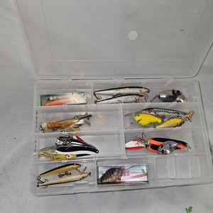 Tackle Box Full of Plugs, Spoons