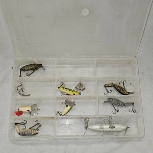 Tackle Box Full Plugs, Antique Lures