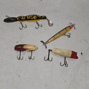 Lot of Antique Fishing Lures