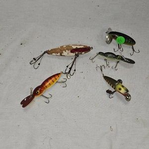 Lot of Antique Fishing Lures