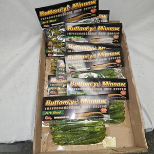 Large Lot of Buttoneye Minnow Jerk Shads